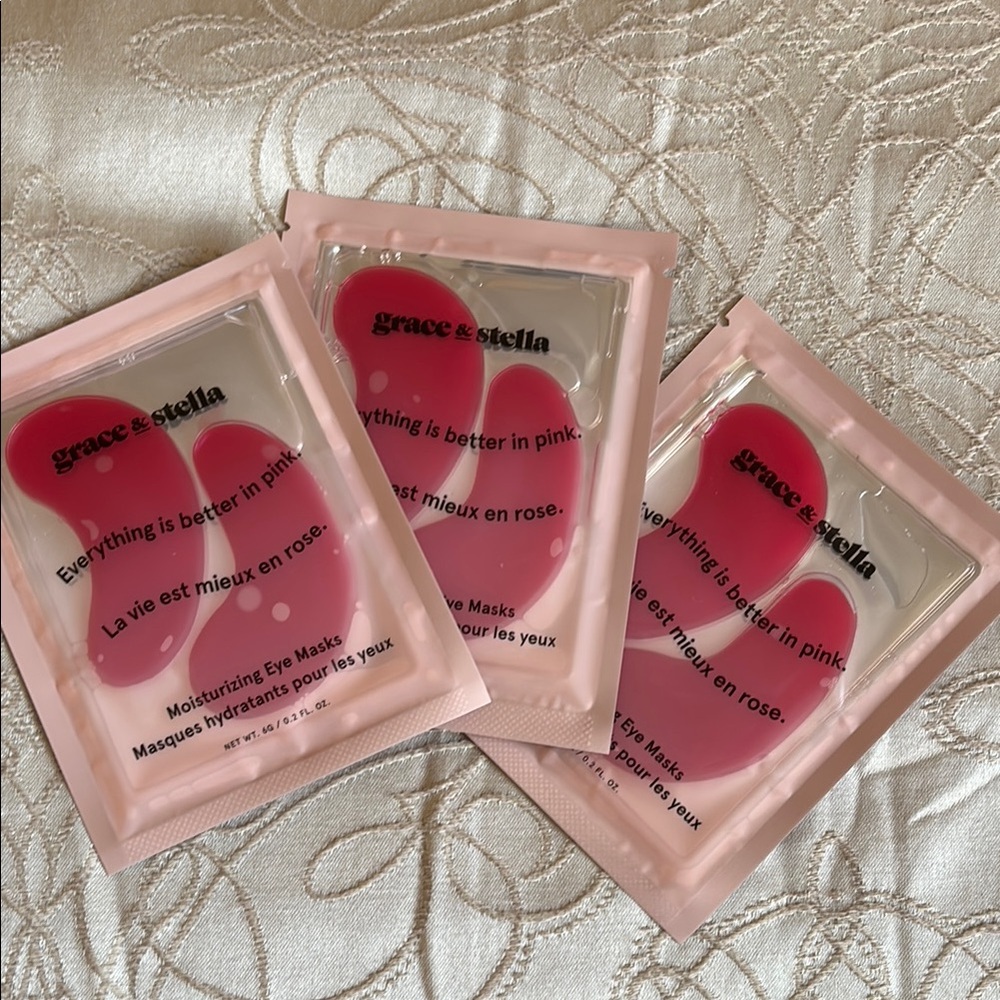 Grace & Stella Pink Eye Masks